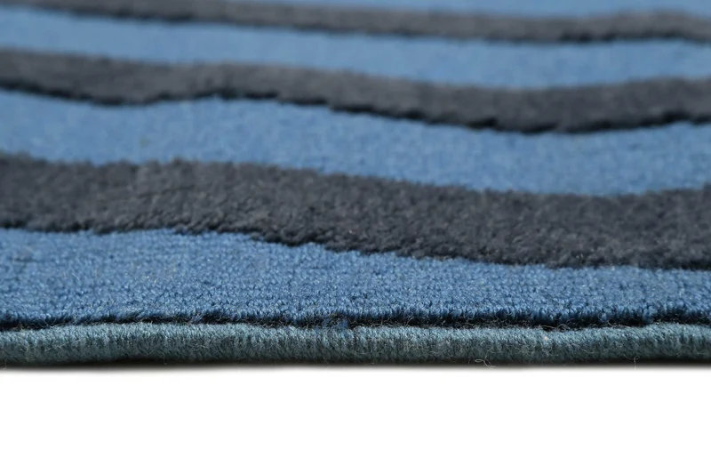 Esprit Wollteppich Blau "Vector"