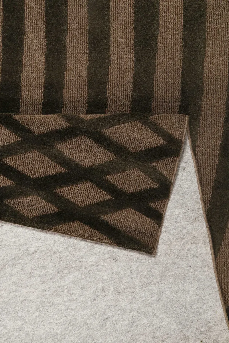 Esprit Wollteppich Braun "Vector"