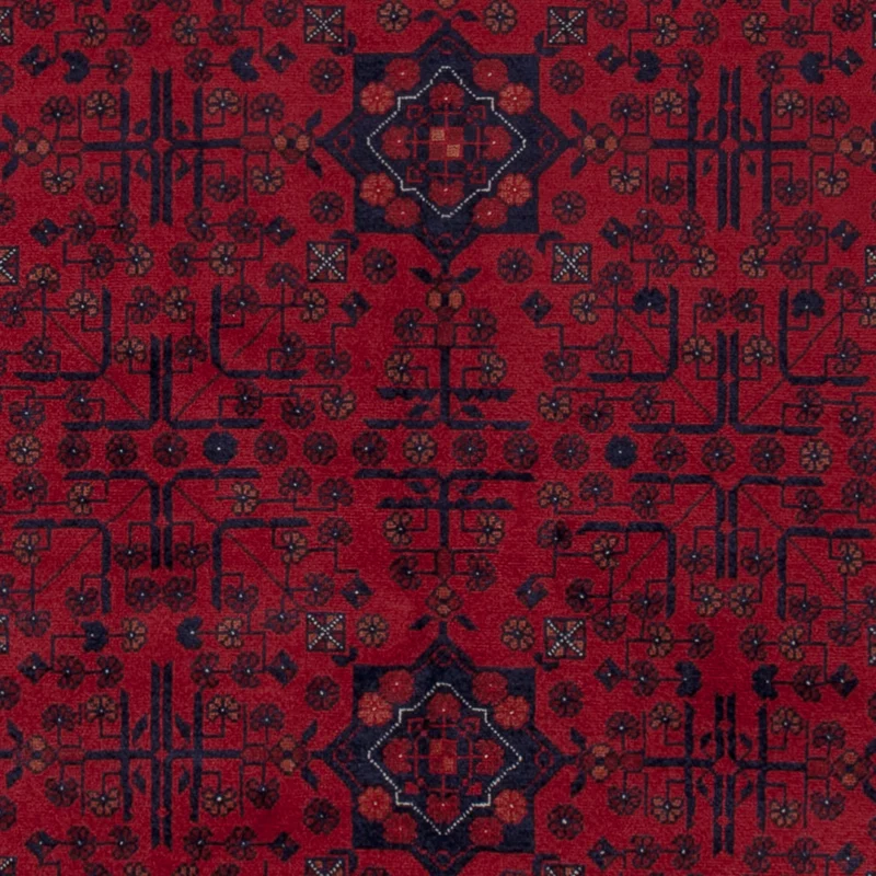 Afghan Teppich 150x199cm - Orientteppich - rot