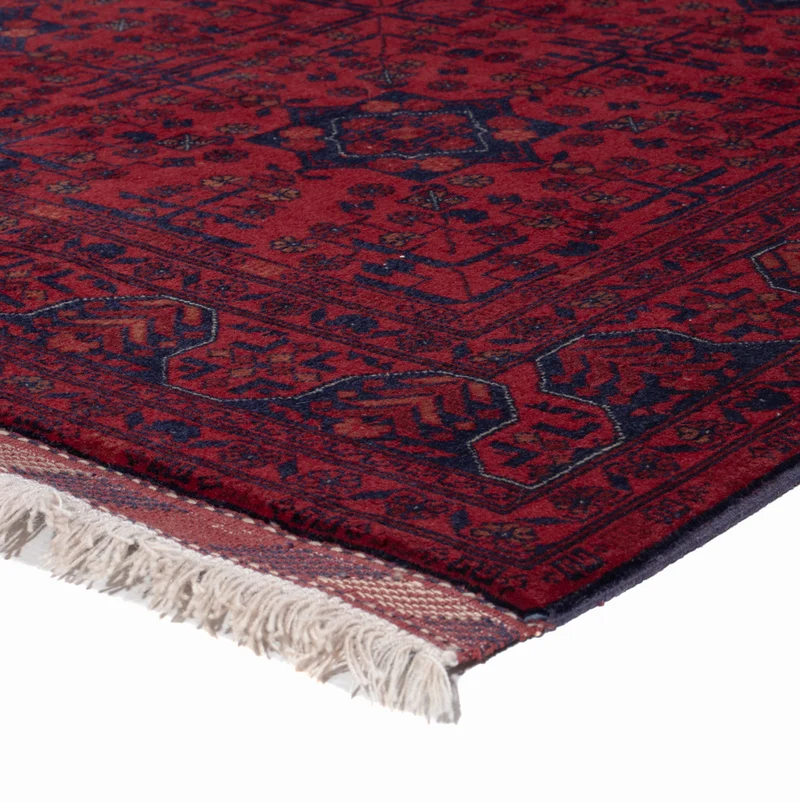 Afghan Teppich 150x199cm - Orientteppich - rot