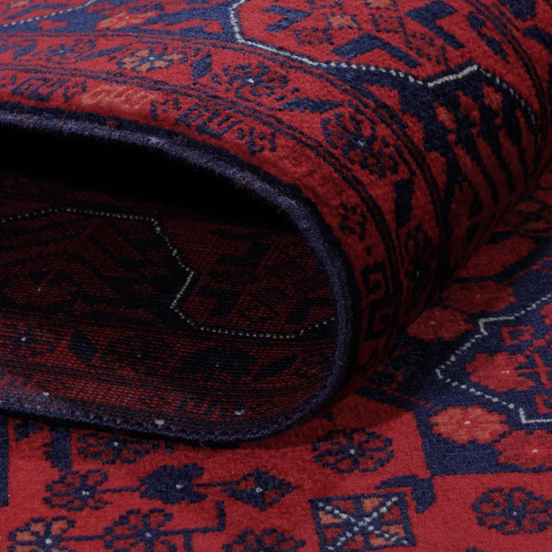 Afghan Teppich 150x199cm - Orientteppich - rot
