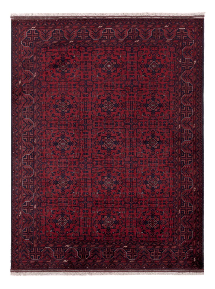 Afghan Teppich 149x197cm - Orientteppich - rot