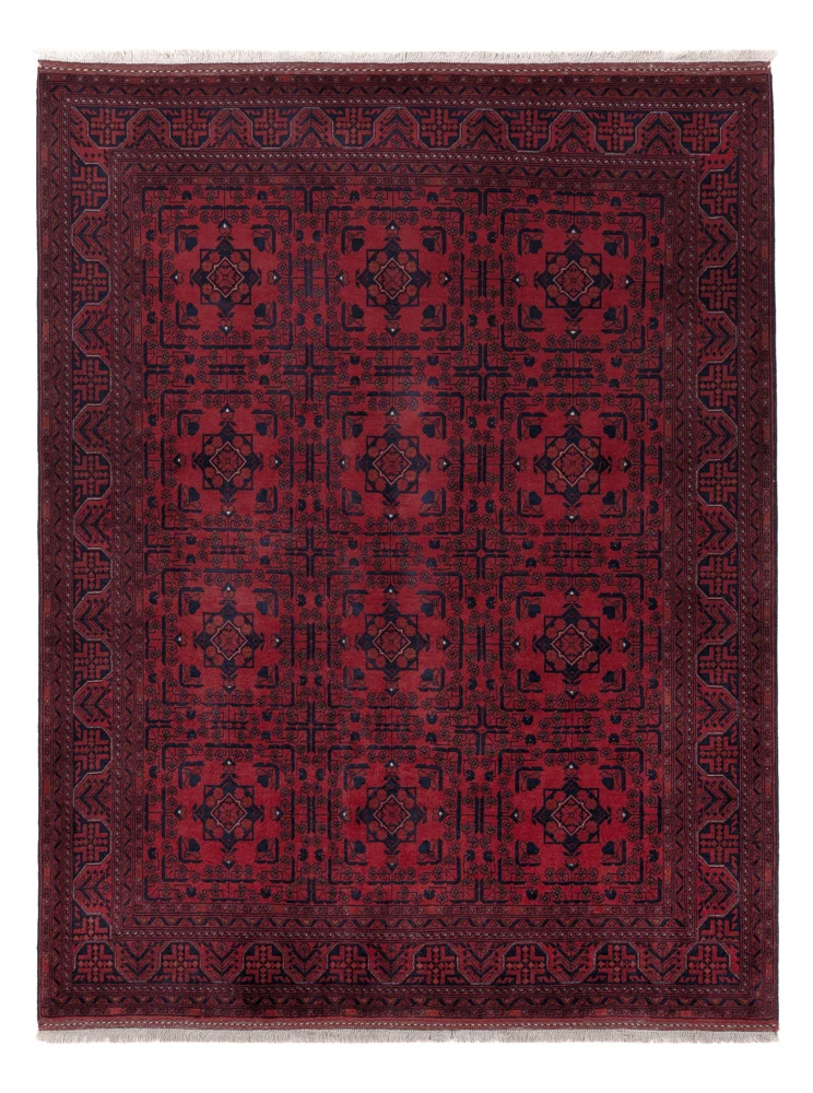 Afghan Teppich 152x193cm - Orientteppich - rot