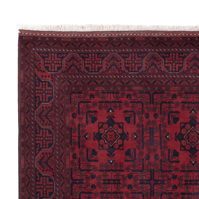 Afghan Teppich 152x193cm - Orientteppich - rot