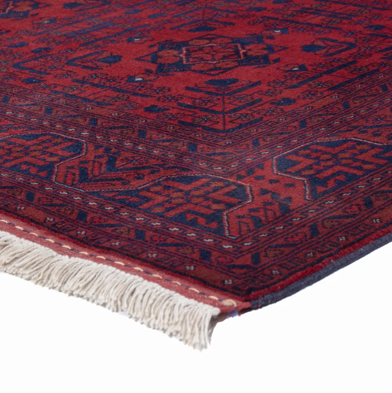 Afghan Teppich 152x193cm - Orientteppich - rot
