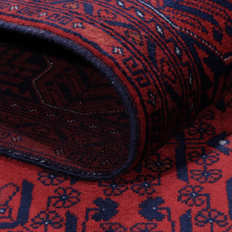 Afghan Teppich 152x193cm - Orientteppich - rot