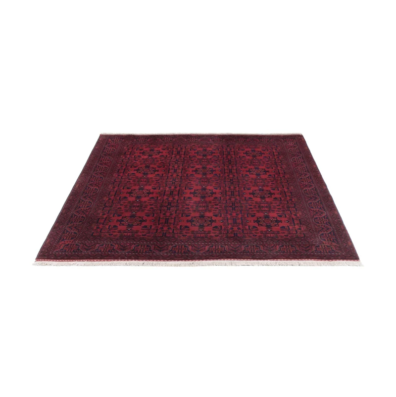 Afghan Teppich 152x193cm - Orientteppich - rot