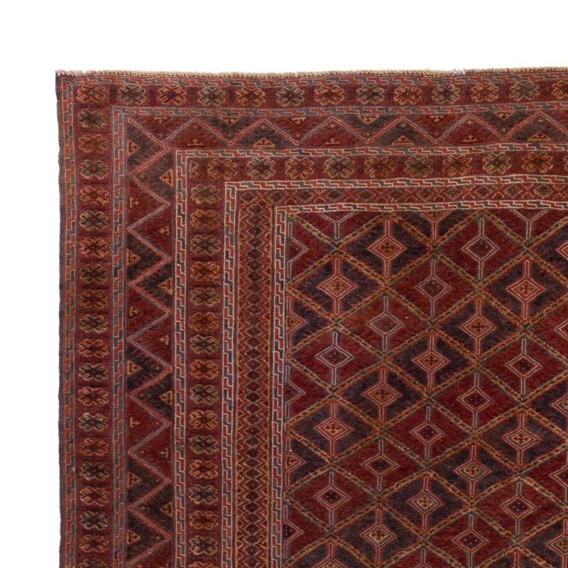 Kelim Afghan Teppich 206x245cm - rot