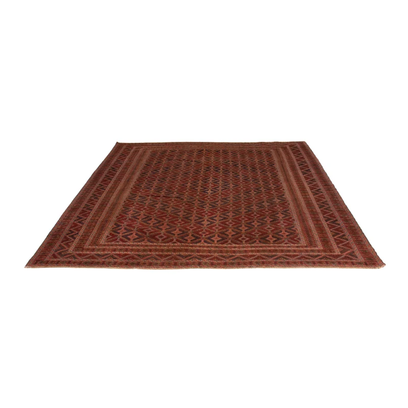 Kelim Afghan Teppich 206x245cm - rot