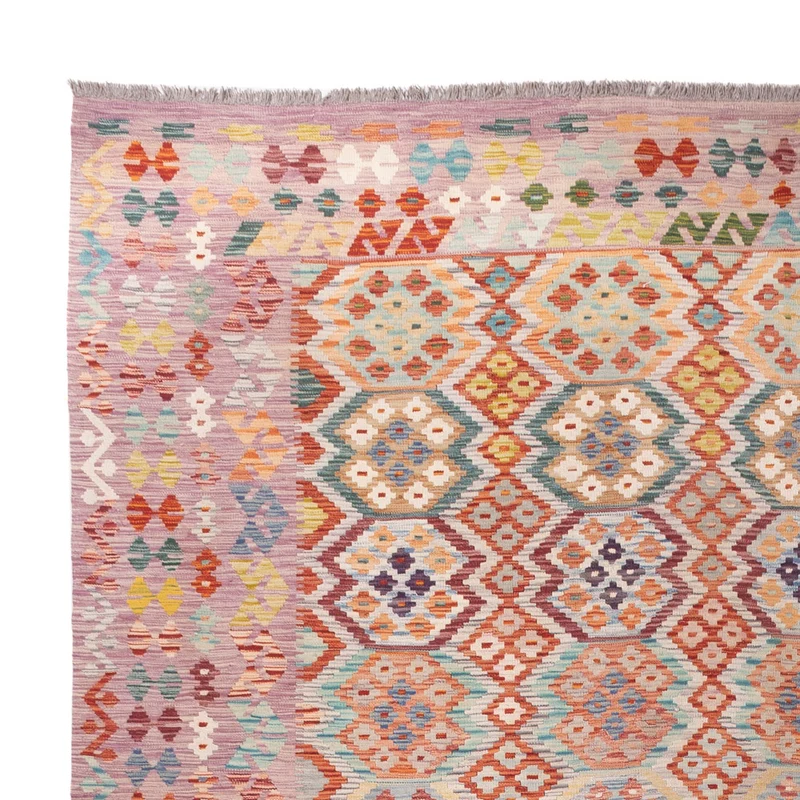 Kelim Maimene Teppich 314x403cm - bunt