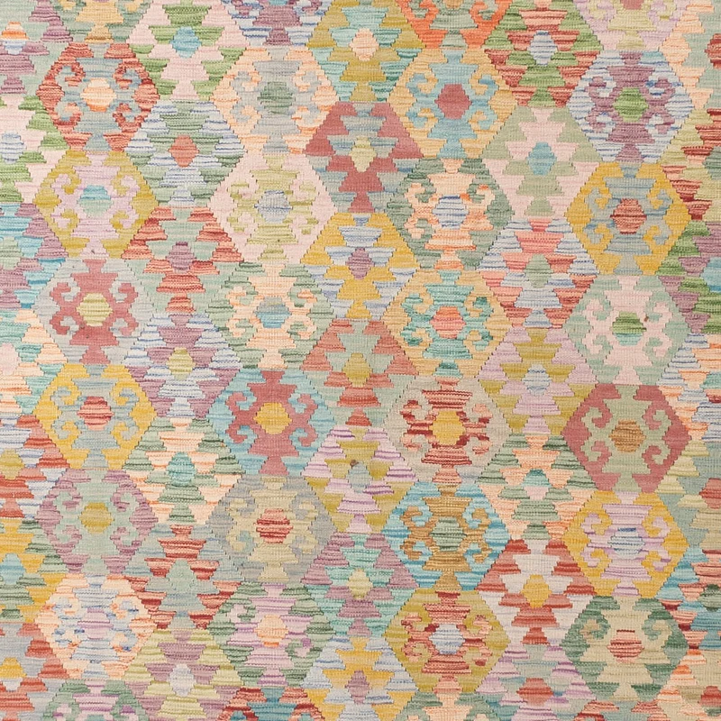 Kelim Maimene Teppich 323x392cm - bunt