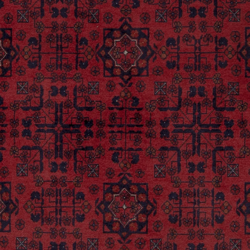 Afghan Teppich 147x194cm - Orientteppich - rot