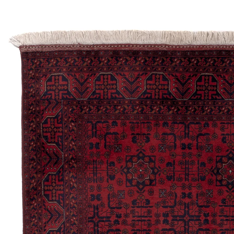 Afghan Teppich 147x194cm - Orientteppich - rot