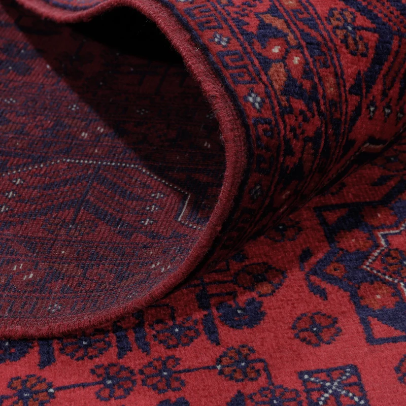 Afghan Teppich 147x194cm - Orientteppich - rot