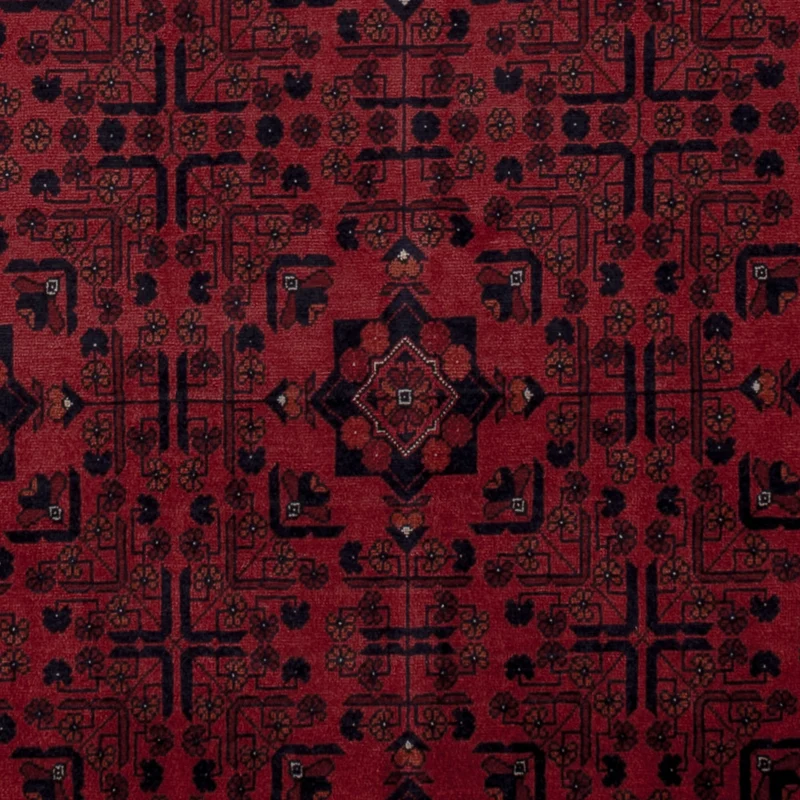 Afghan Teppich 150x192cm - Orientteppich - rot