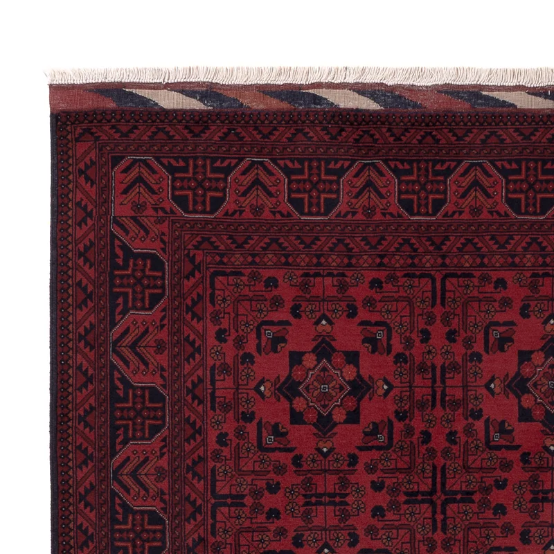 Afghan Teppich 150x192cm - Orientteppich - rot