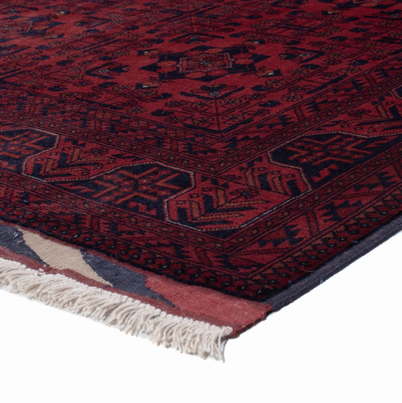 Afghan Teppich 150x192cm - Orientteppich - rot