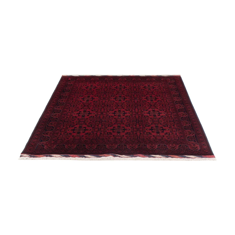 Afghan Teppich 150x192cm - Orientteppich - rot