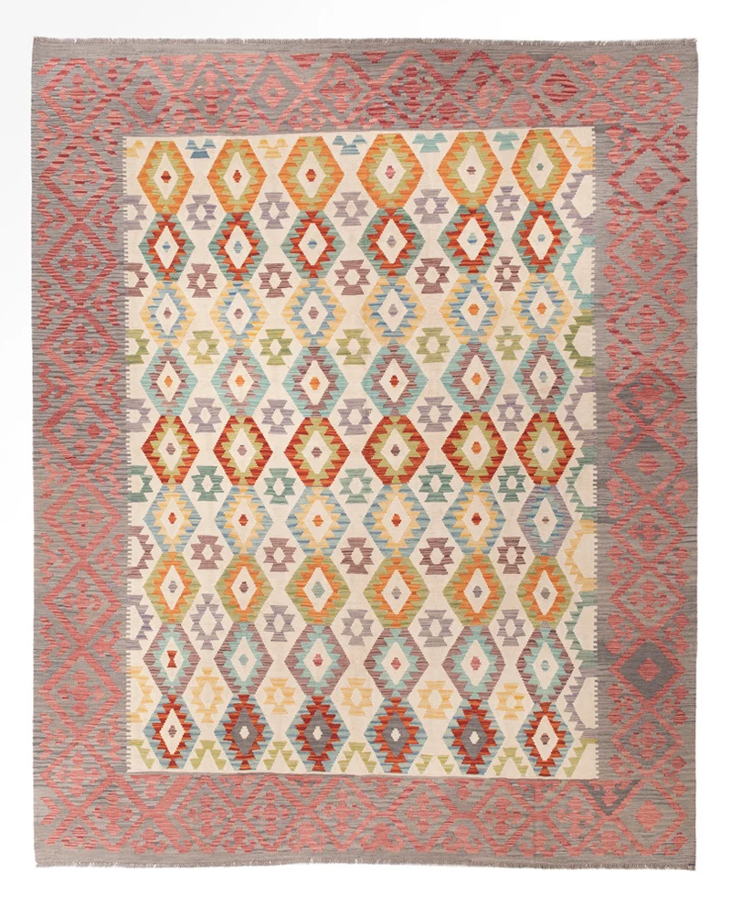Kelim Maimene Teppich 314x389cm - bunt