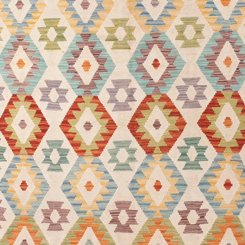 Kelim Maimene Teppich 314x389cm - bunt