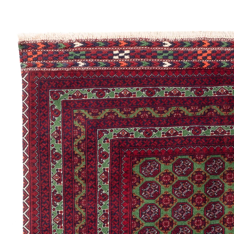 Afghan Teppich 97x142cm - Orientteppich - grün