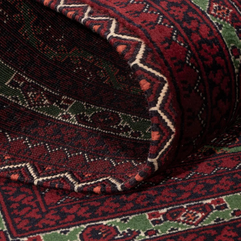 Afghan Teppich 97x142cm - Orientteppich - grün