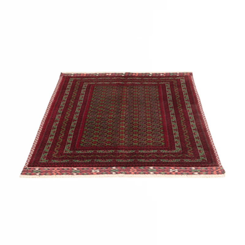 Afghan Teppich 97x142cm - Orientteppich - grün