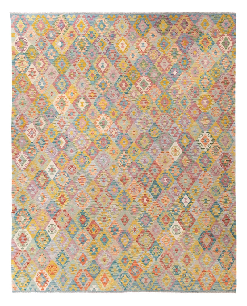 Kelim Maimene Teppich 307x393cm - bunt