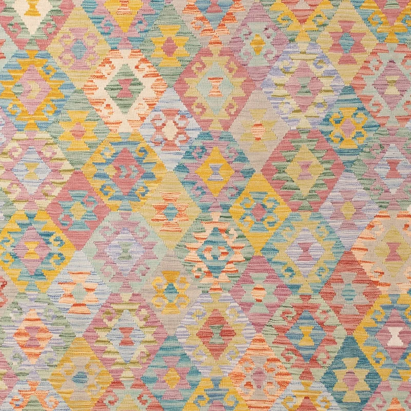 Kelim Maimene Teppich 307x393cm - bunt