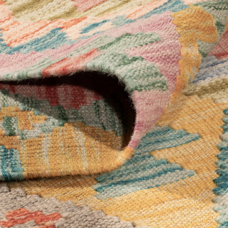 Kelim Maimene Teppich 307x393cm - bunt
