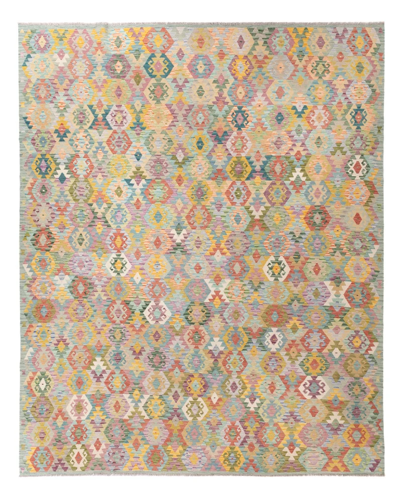 Kelim Maimene Teppich 312x383cm - bunt