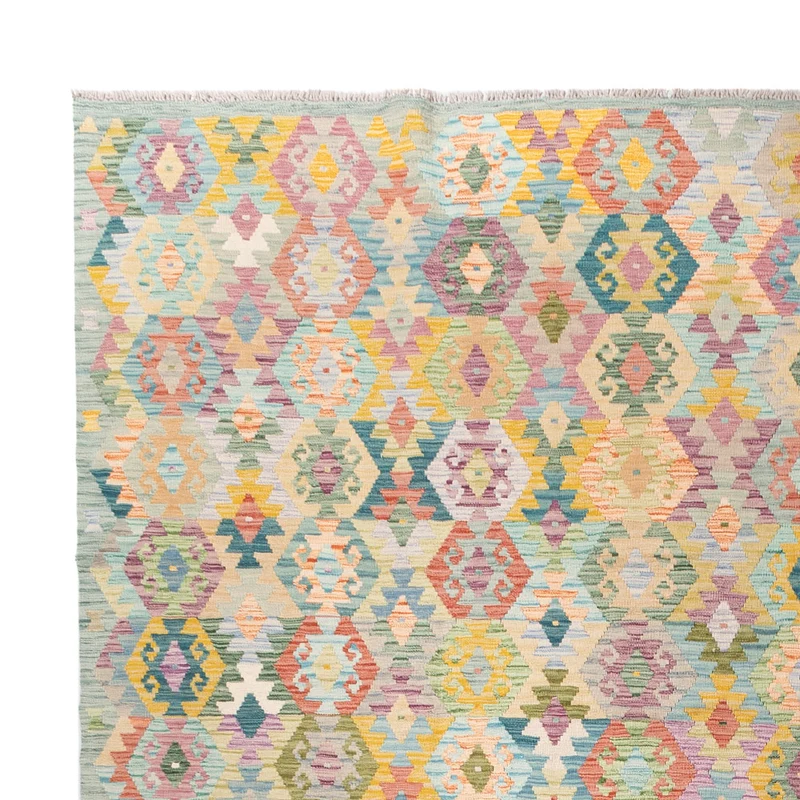 Kelim Maimene Teppich 312x383cm - bunt