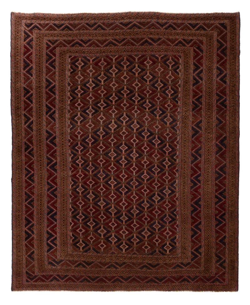 Kelim Afghan Teppich 199x239cm - rot