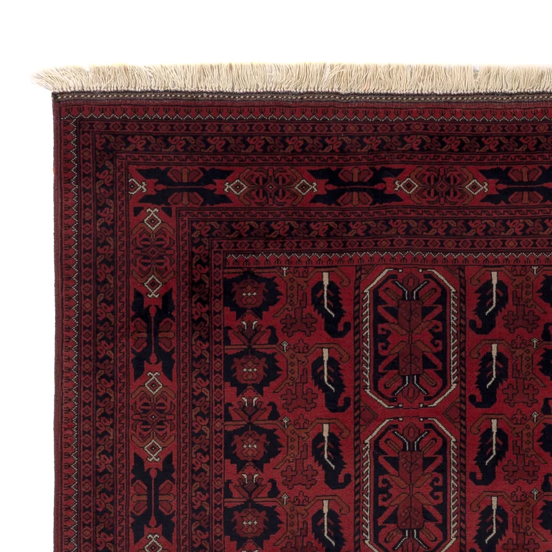 Afghan Teppich 147x187cm - Orientteppich - rot