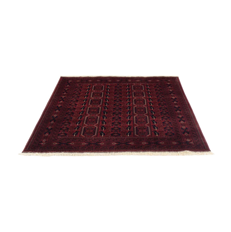 Afghan Teppich 147x187cm - Orientteppich - rot
