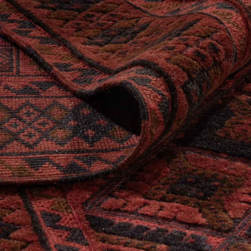 Kelim Afghan Teppich 196x236cm - rot