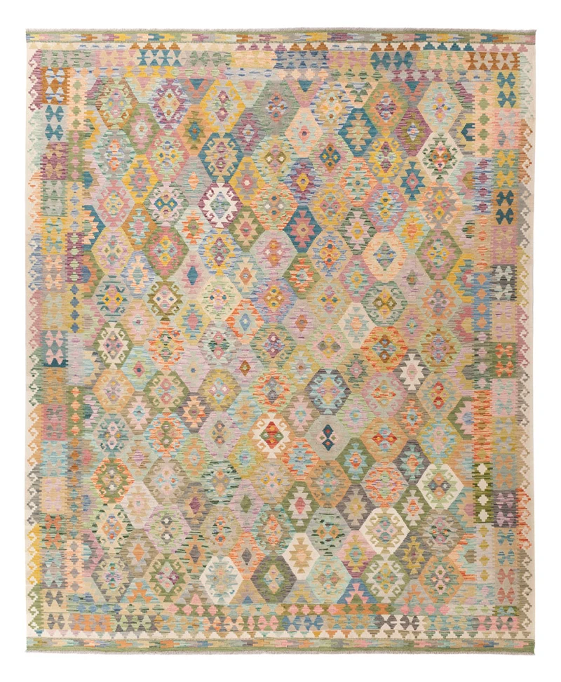 Kelim Maimene Teppich 303x375cm - bunt