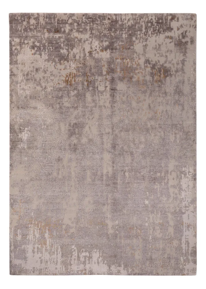 Designer Teppich 173x242cm - silber