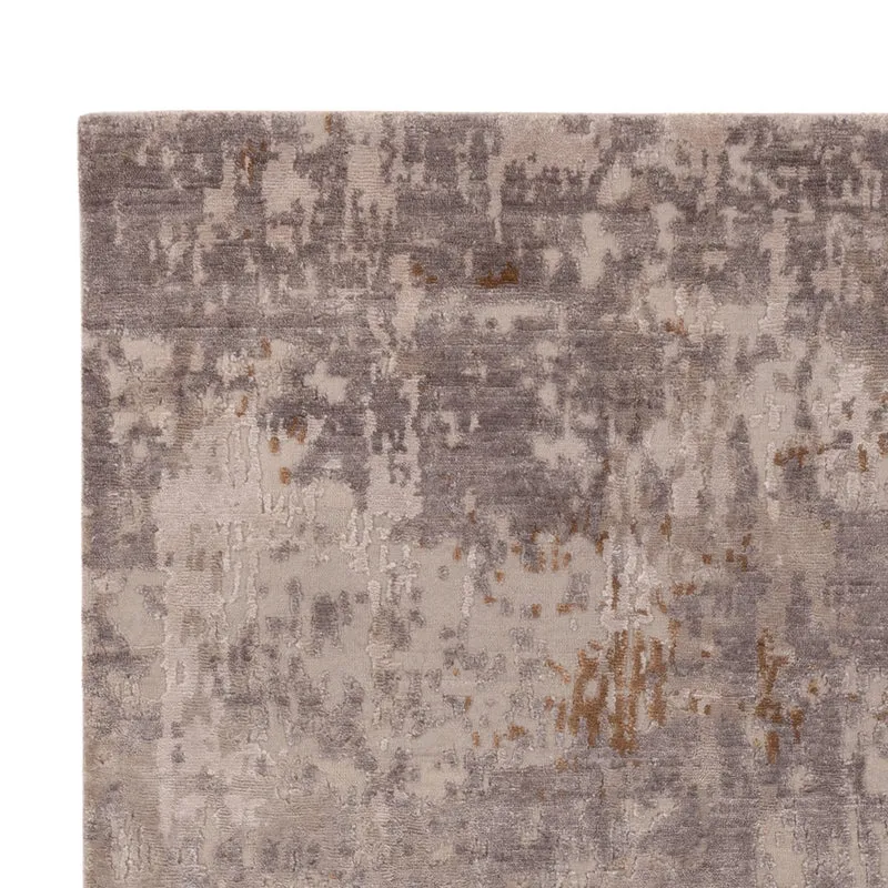 Designer Teppich 173x242cm - silber