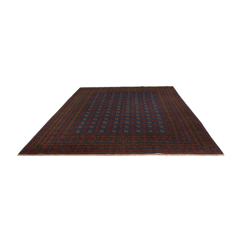 Afghan Teppich - Filpa - 252 x 355 cm - blau