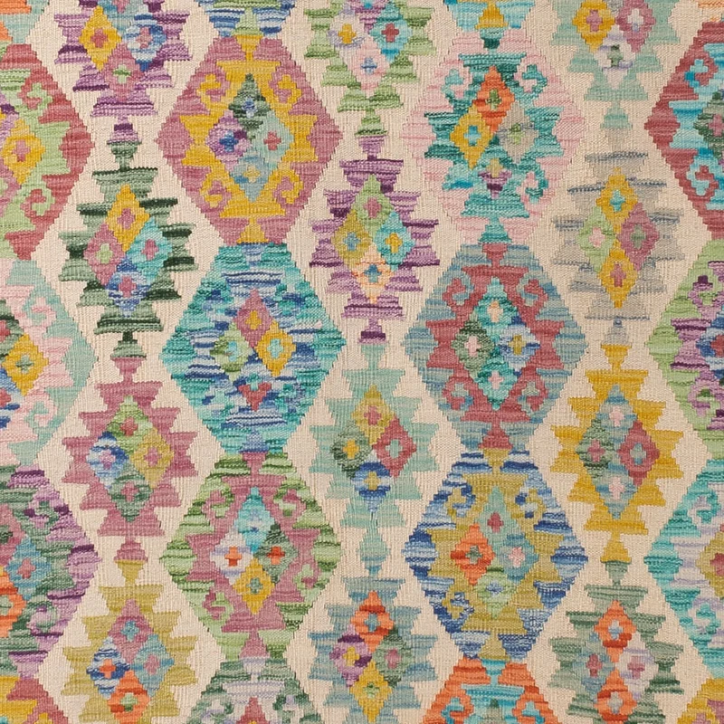 Kelim Maimene Teppich 266x367cm - bunt