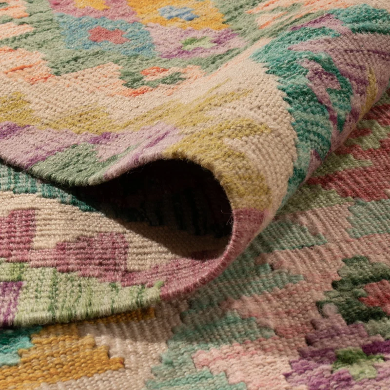 Kelim Maimene Teppich 266x367cm - bunt