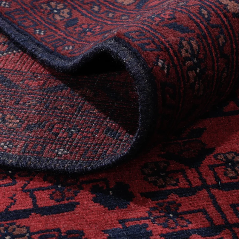 Afghan Teppich - Kunduz - 201 x 295 cm - rot