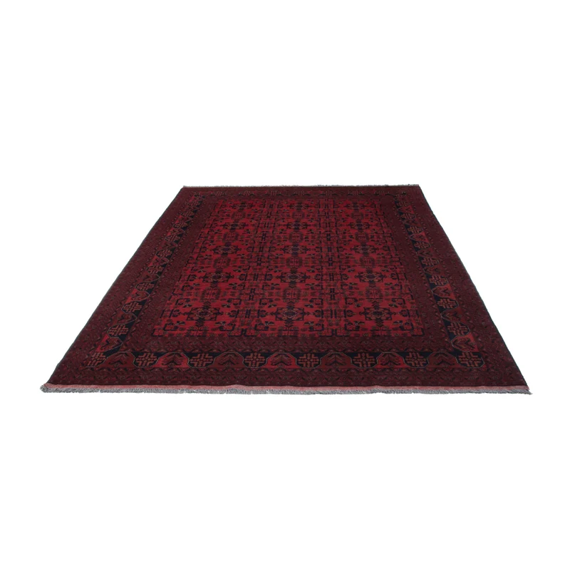 Afghan Teppich - Kunduz - 201 x 295 cm - rot