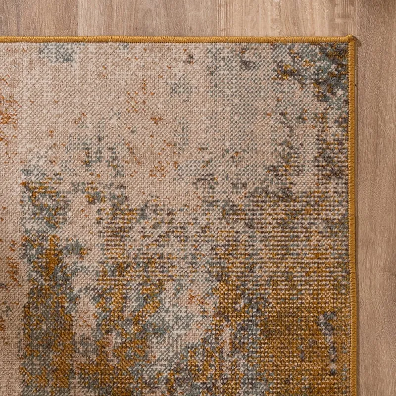 Moderner Teppich - Bush Ockergelb Terracotta