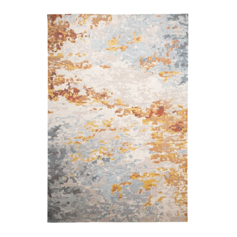Moderner Teppich - Bush Blau Terracotta