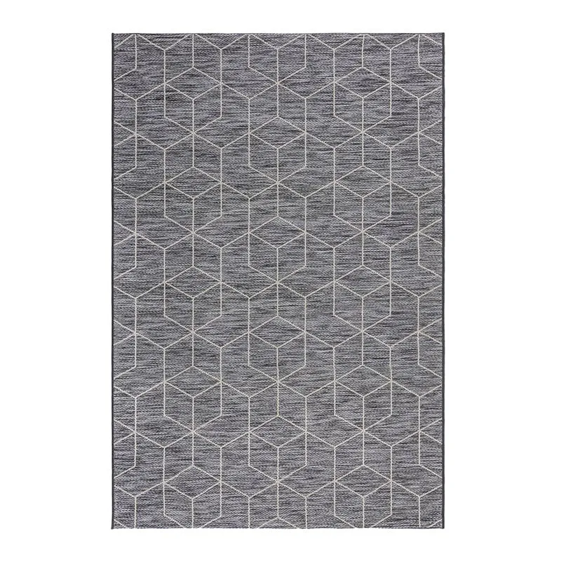 In- & Outdoor Teppich - Liparo Napoli Schwarz