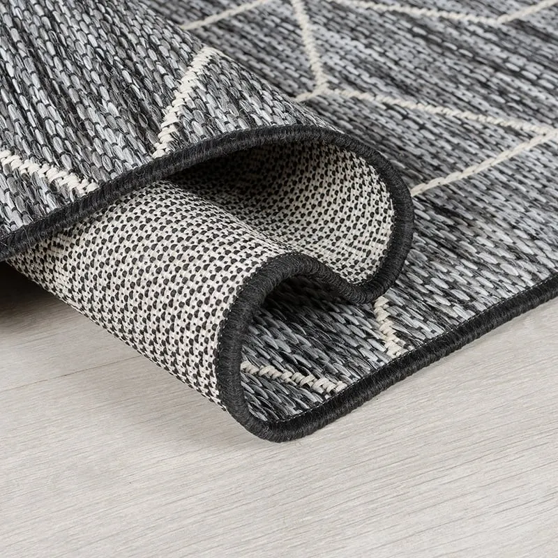 In- & Outdoor Teppich - Liparo Napoli Schwarz