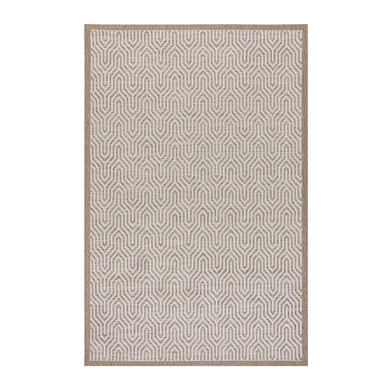 In- & Outdoor Jute Teppich - Liparo Belizzi Grau