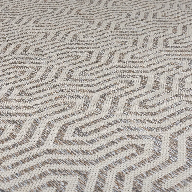 In- & Outdoor Jute Teppich - Liparo Belizzi Grau